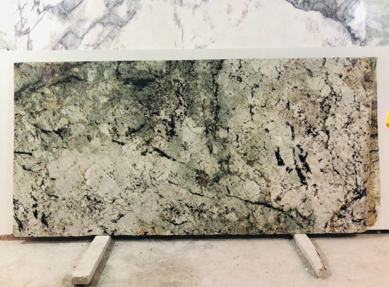 Đá granite azul nouveau white